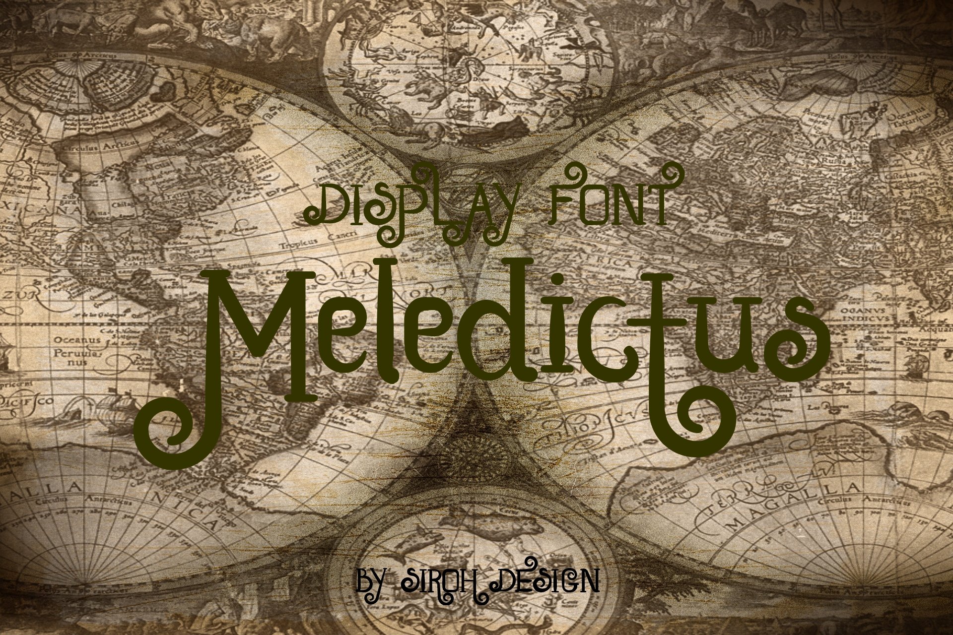 Meledictus Font cover image.