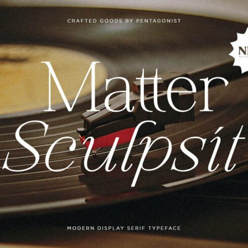 Matter Sculpsit | Modern serifcover image.