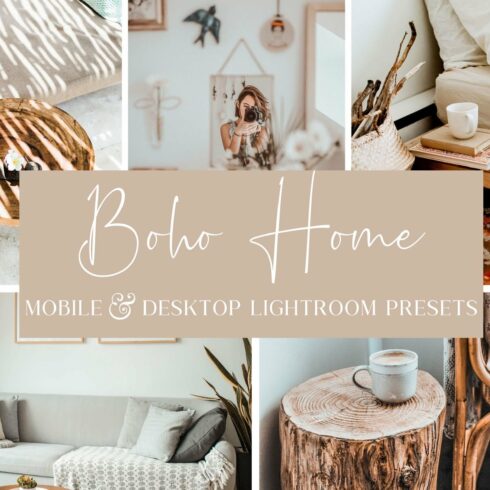 5 BOHO HOME LIGHTROOM PRESETScover image.