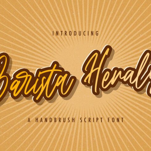 Barista Heraly - Handwritten Font cover image.
