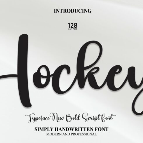 Hockey | Script Font cover image.