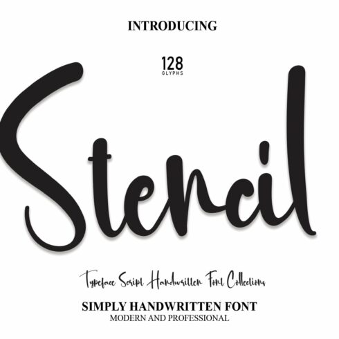 Stencil | Script Font cover image.