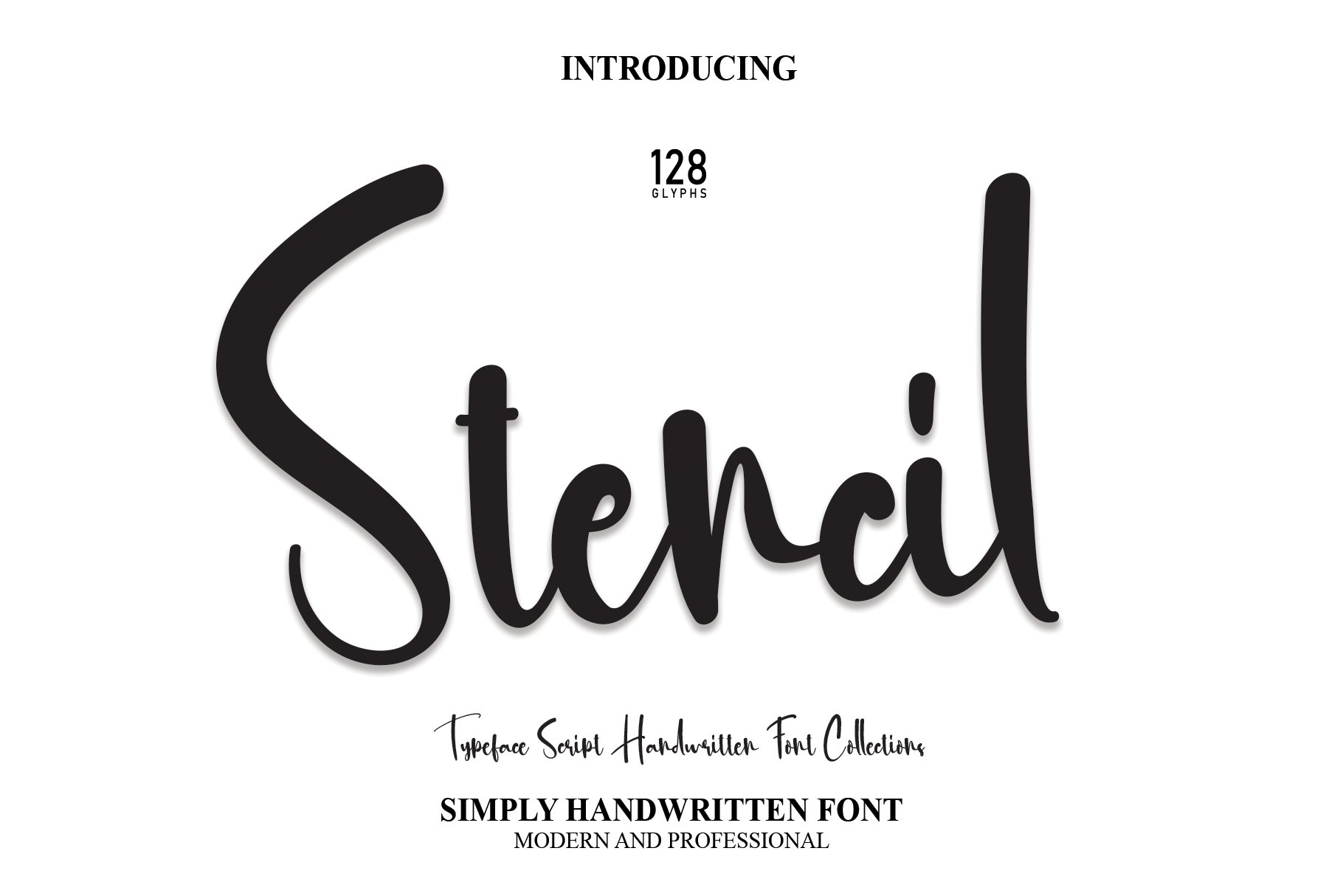 Stencil | Script Font cover image.