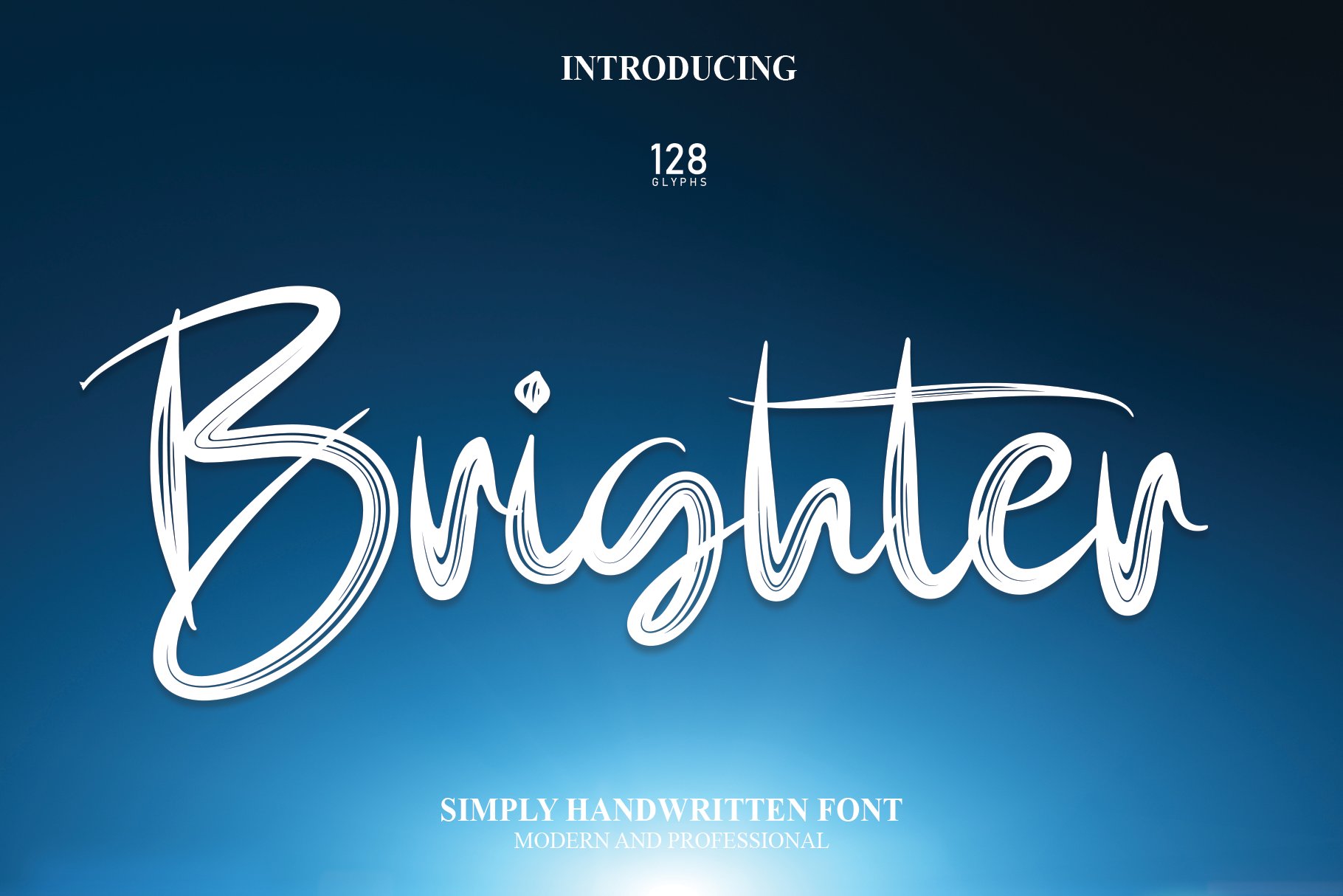 Brighter | Script Font cover image.