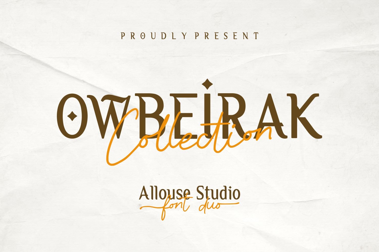 Owbeirak Collection Font cover image.