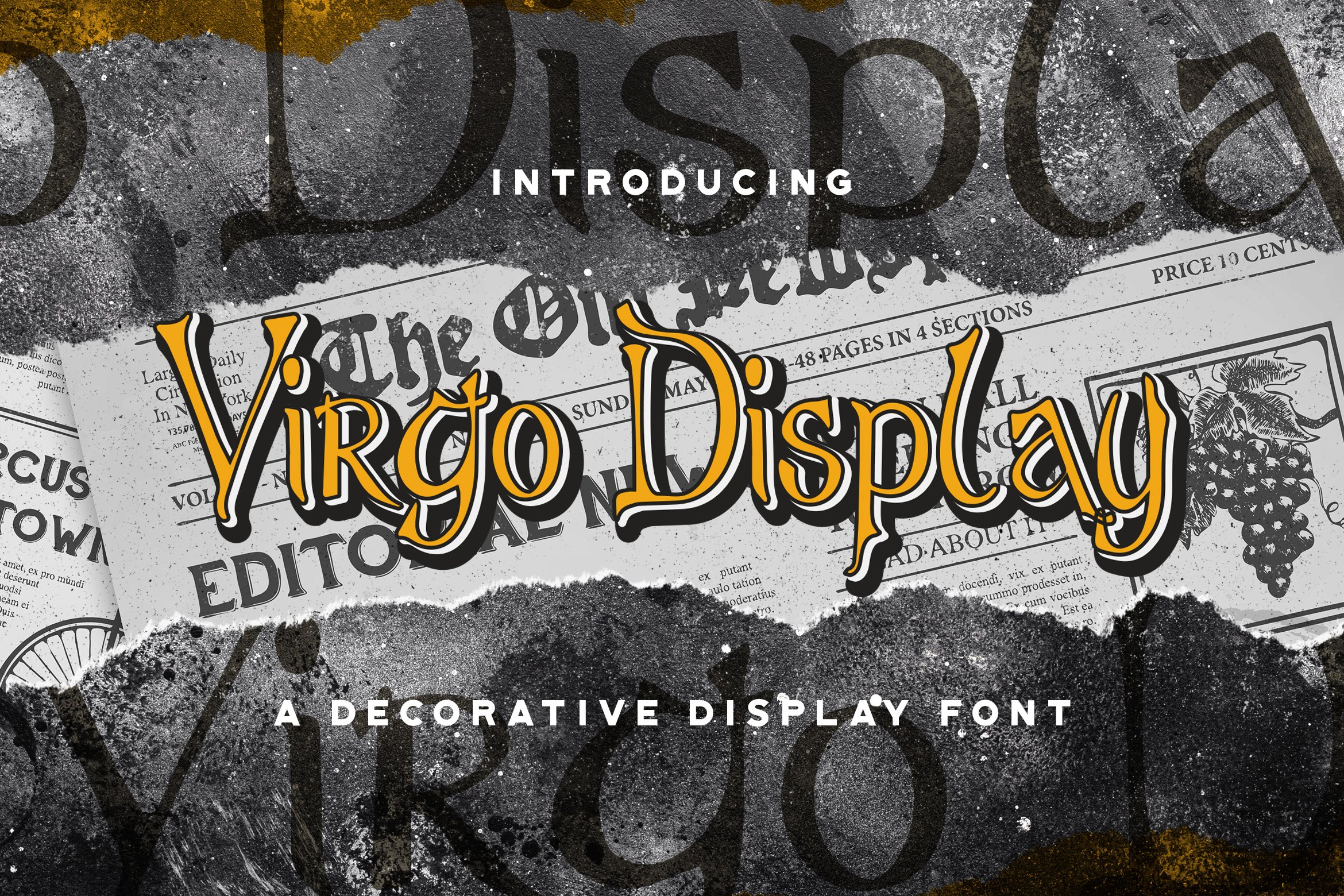 Virgo Display - Haunted Display Font cover image.