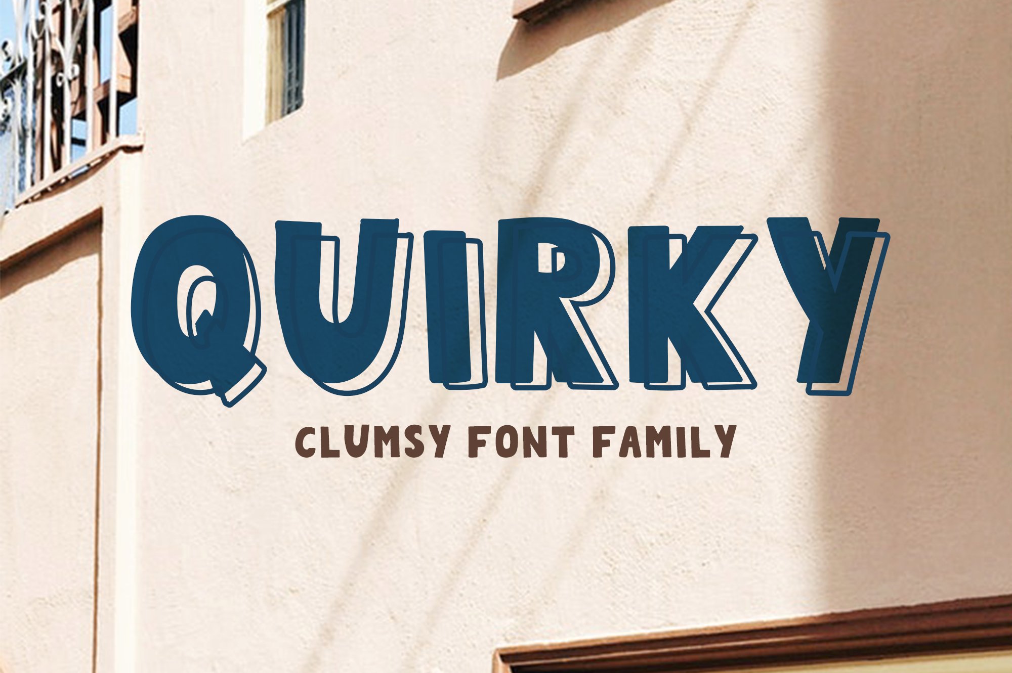 QUIRKY Playful Font Family cover image.