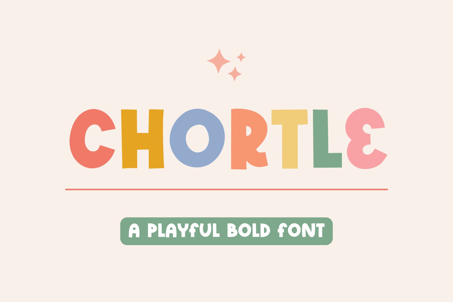 Chortle Bold Cute Font cover image.