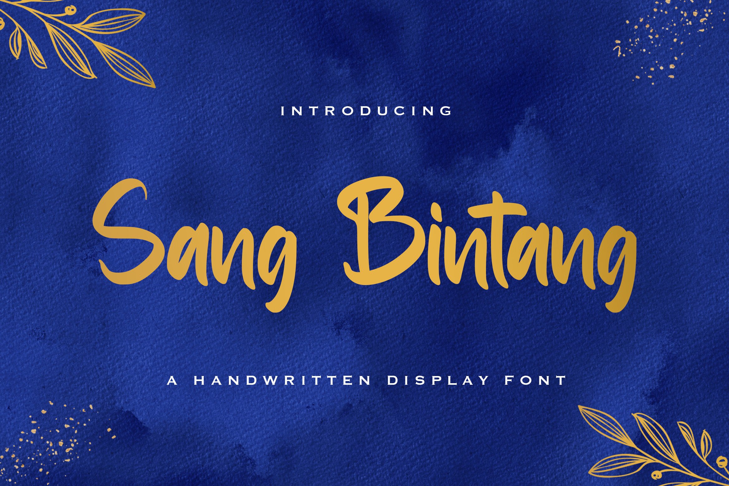 Sang Bintang - Handwritten Font cover image.