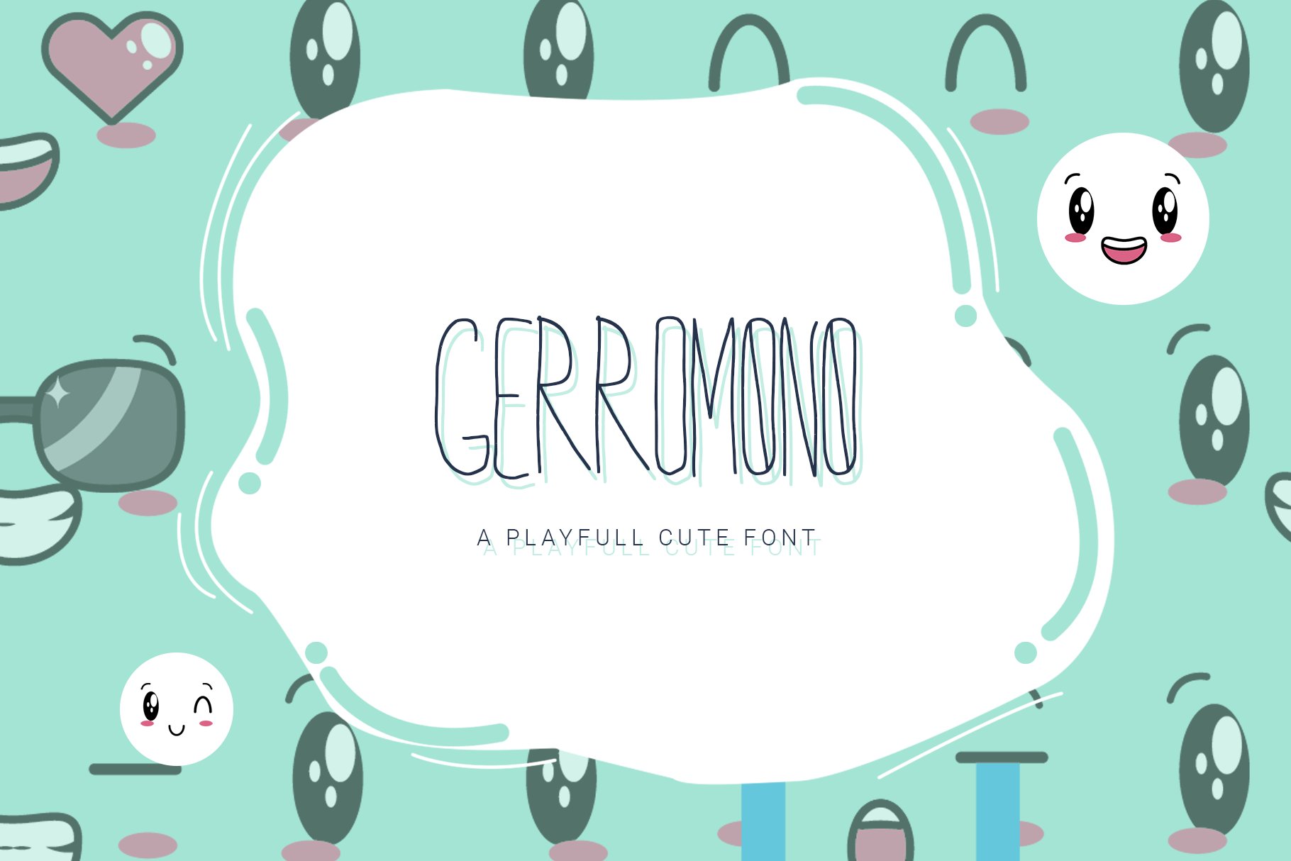 GERROMONO Playful Font cover image.