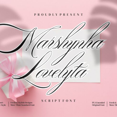 Marshynha Lovelytta - Script style cover image.