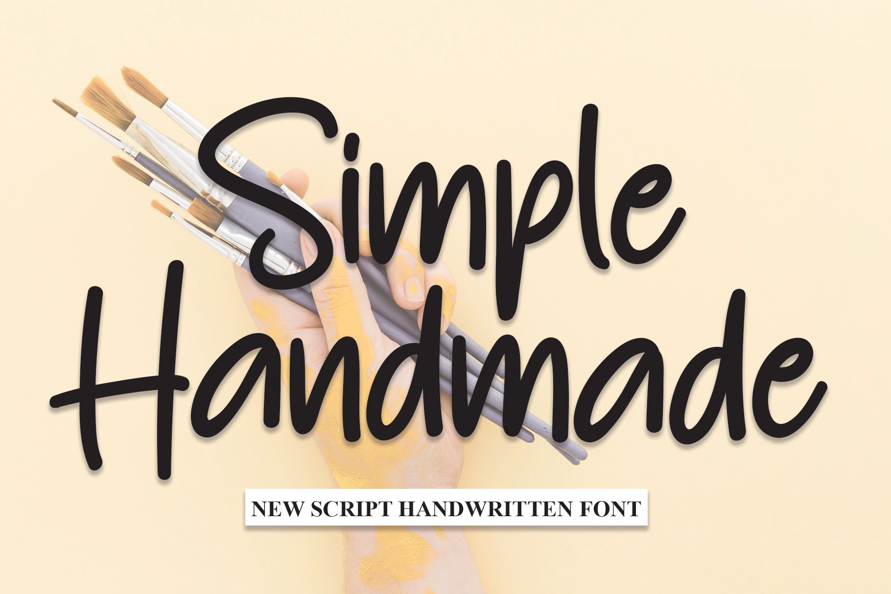 Simple Handmade | Script Font cover image.