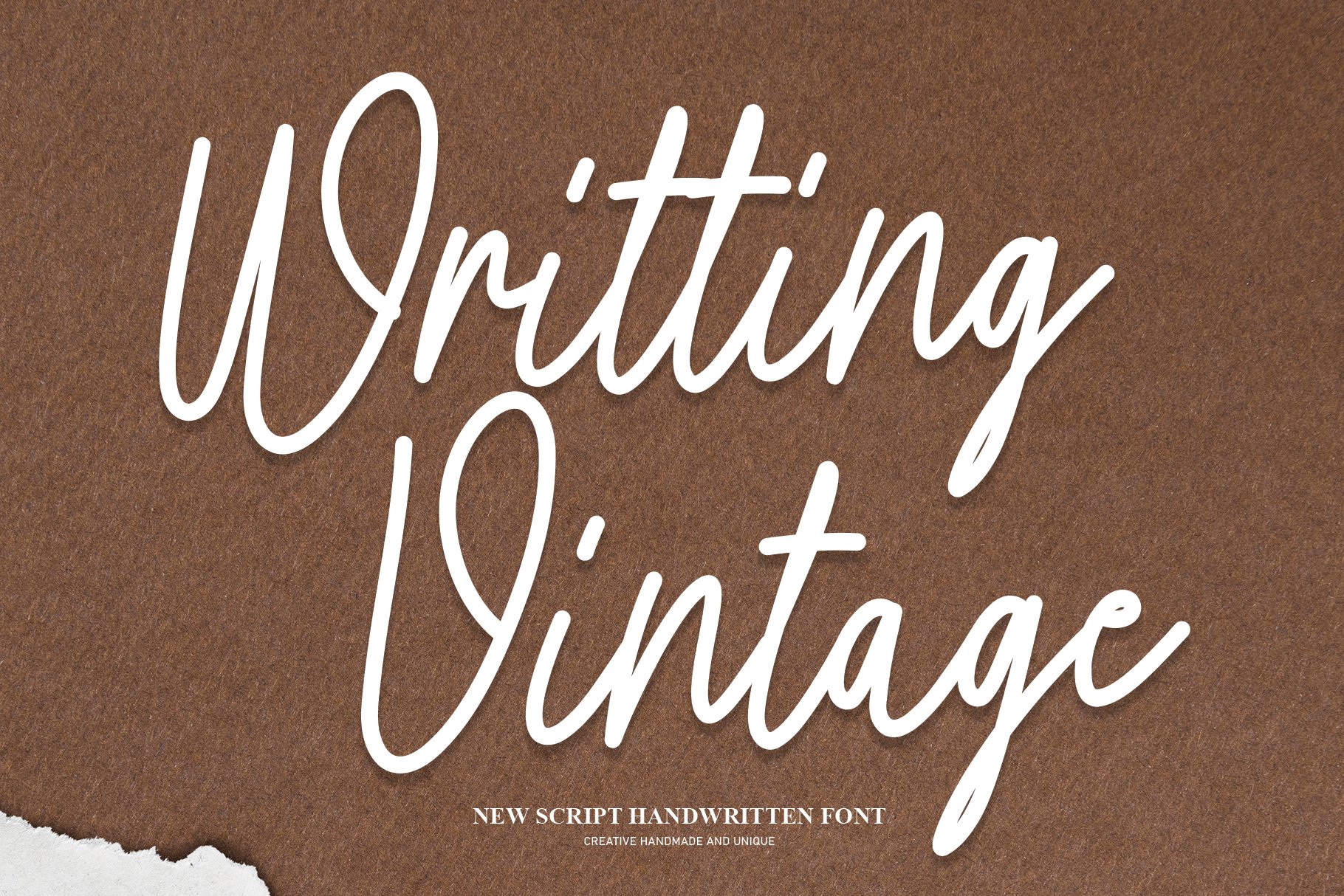 Writting Vintage | Script Font cover image.