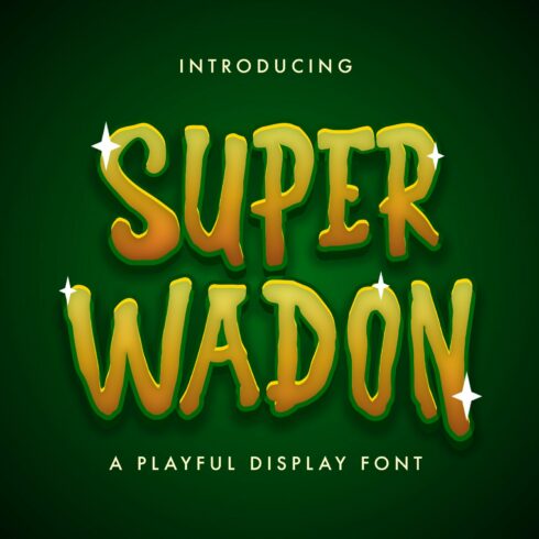 Super Wadon - Haunted Display Font cover image.