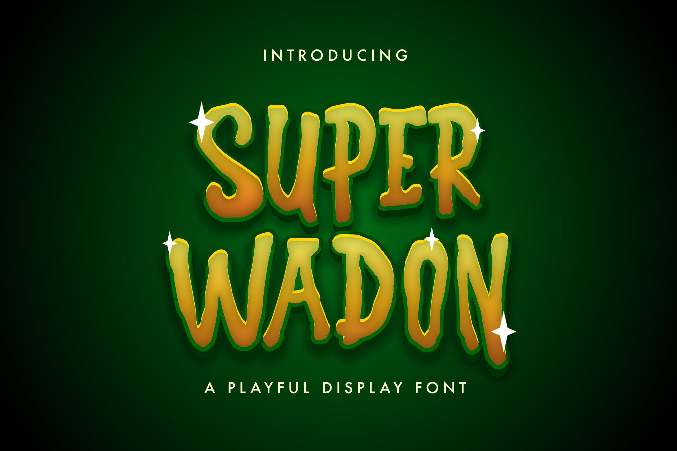 Super Wadon - Haunted Display Font cover image.