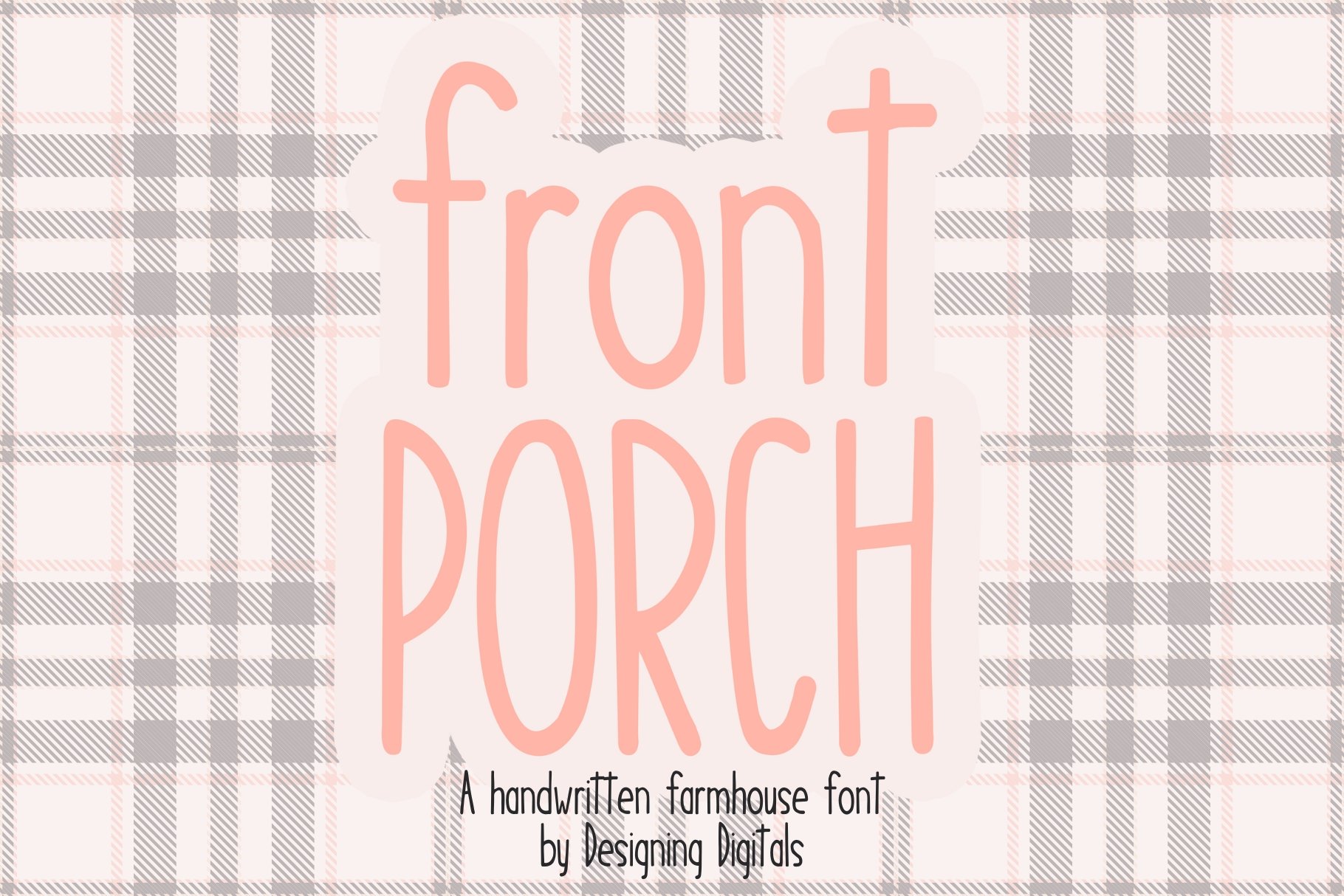 Front Porch - A Handwritten Font cover image.