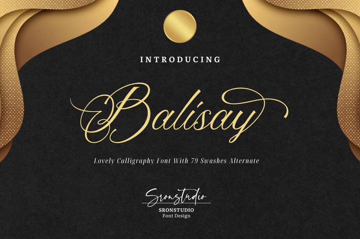 Balisay - Calligraphy Font cover image.