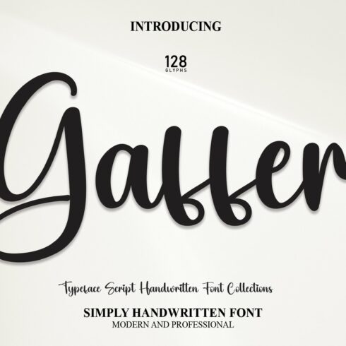 Gaffer | Script Font cover image.