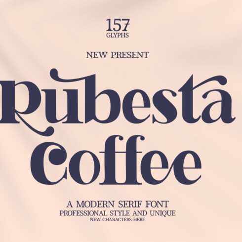 Rubesta Coffee / Modern Font cover image.