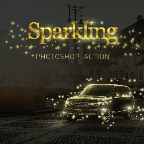 Sparkling Star Photoshop Actioncover image.