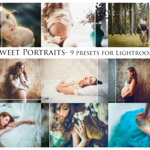 Sweet Portraits- 9 presets for Lrcover image.