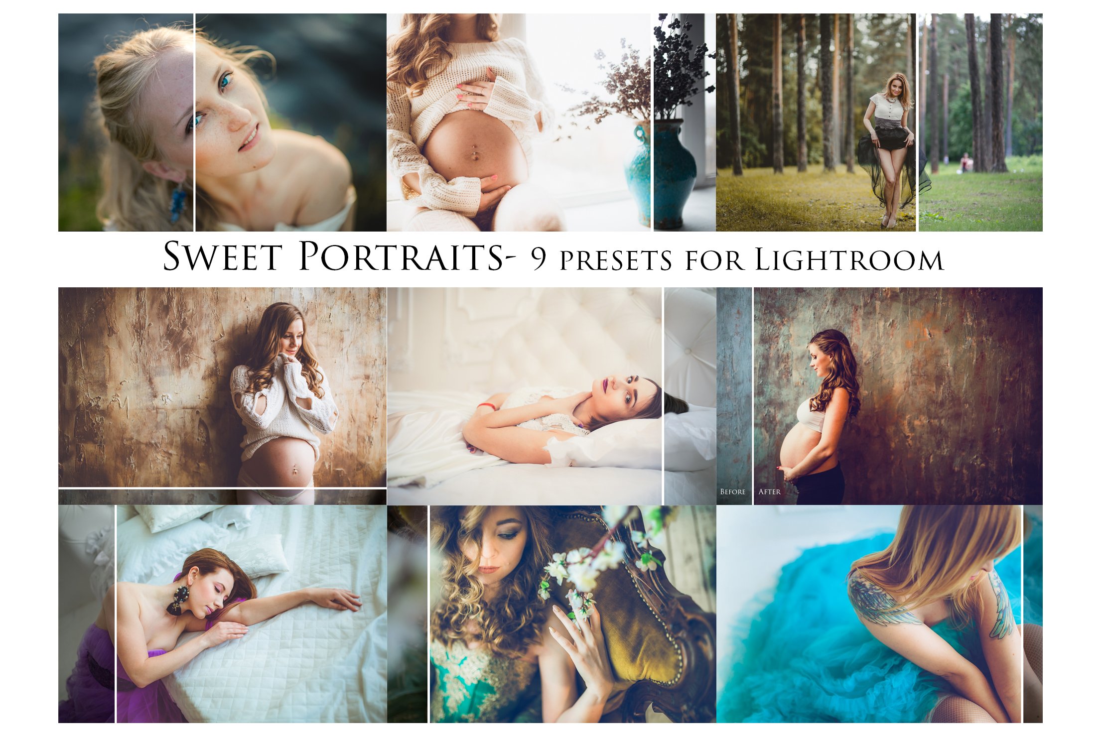 Sweet Portraits- 9 presets for Lrcover image.