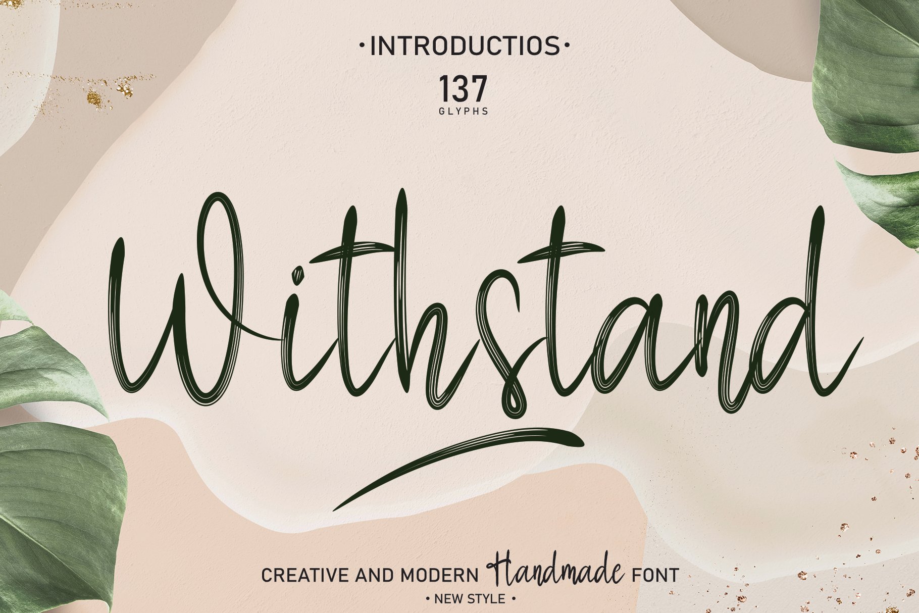 Withstand | Script Font cover image.