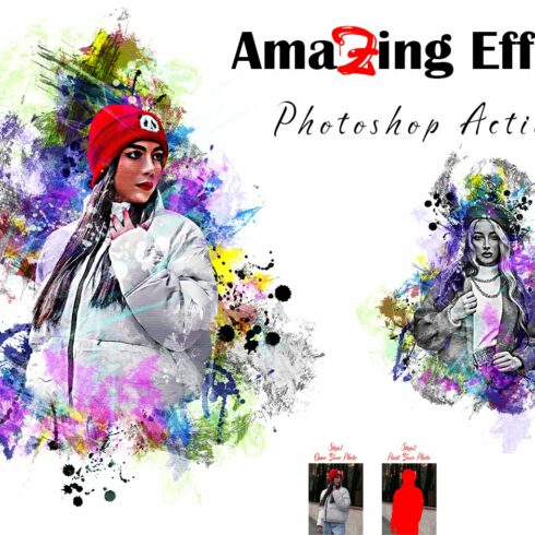 Amazing Effect Photoshop Actioncover image.