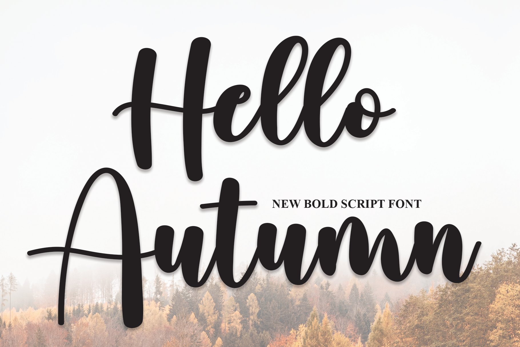 Hello Autumn | Script Font cover image.