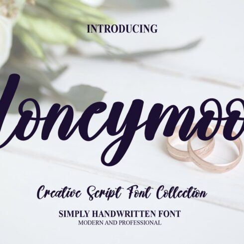 Honeymoon | Script Font cover image.