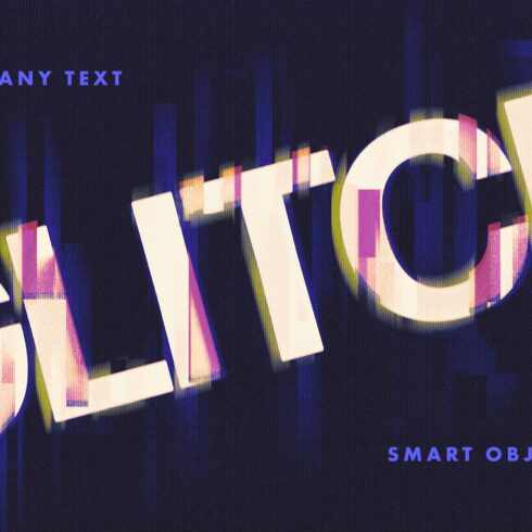 Distorted Glitch Text Effectcover image.