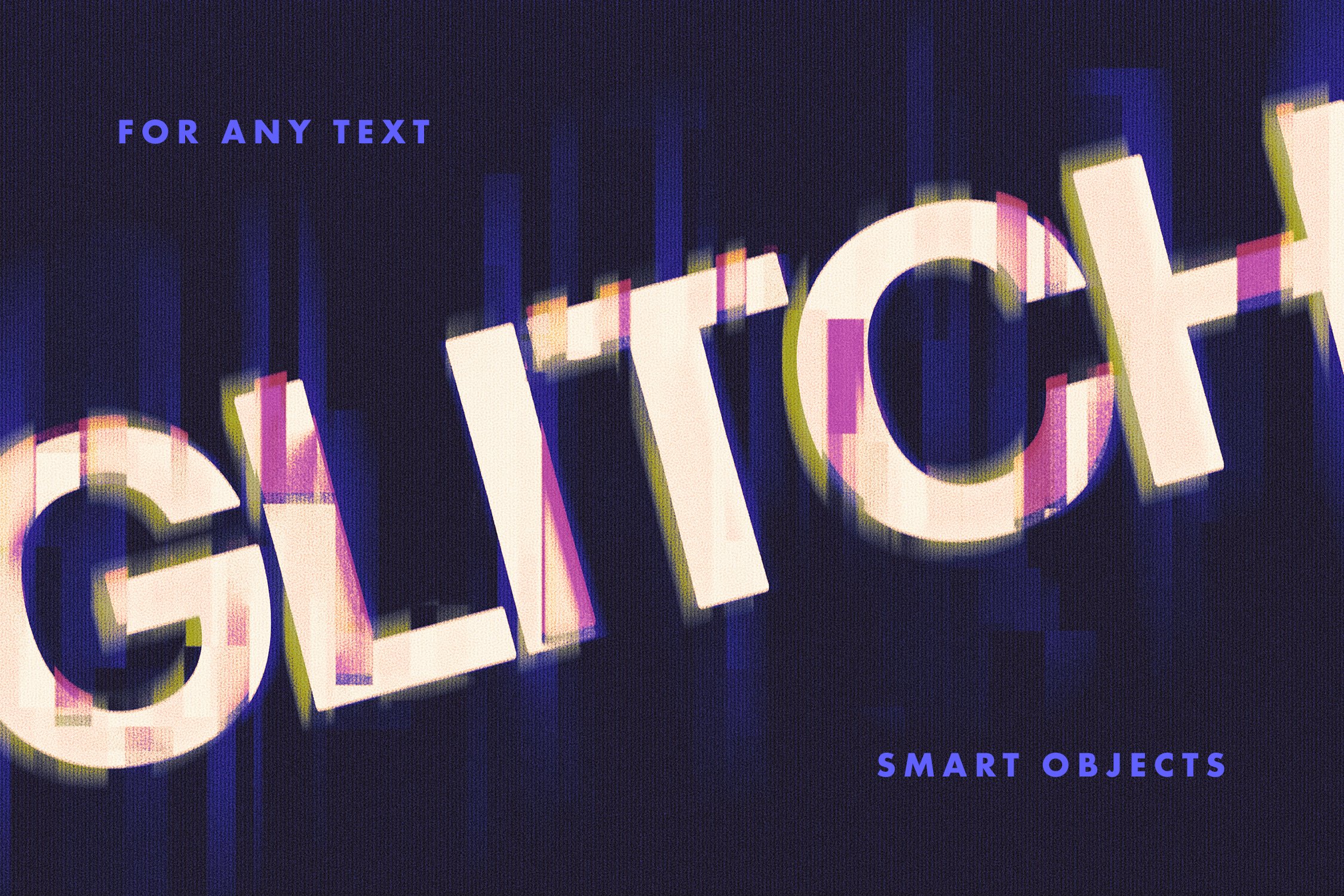 Distorted Glitch Text Effectcover image.