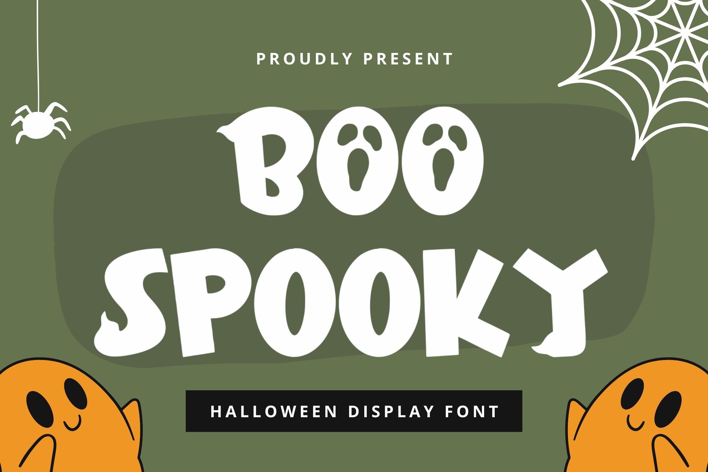 BooSpooky - Halloween Display Font cover image.