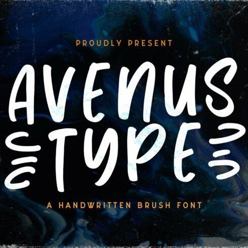 Avenus Type - Quirky Display Font cover image.