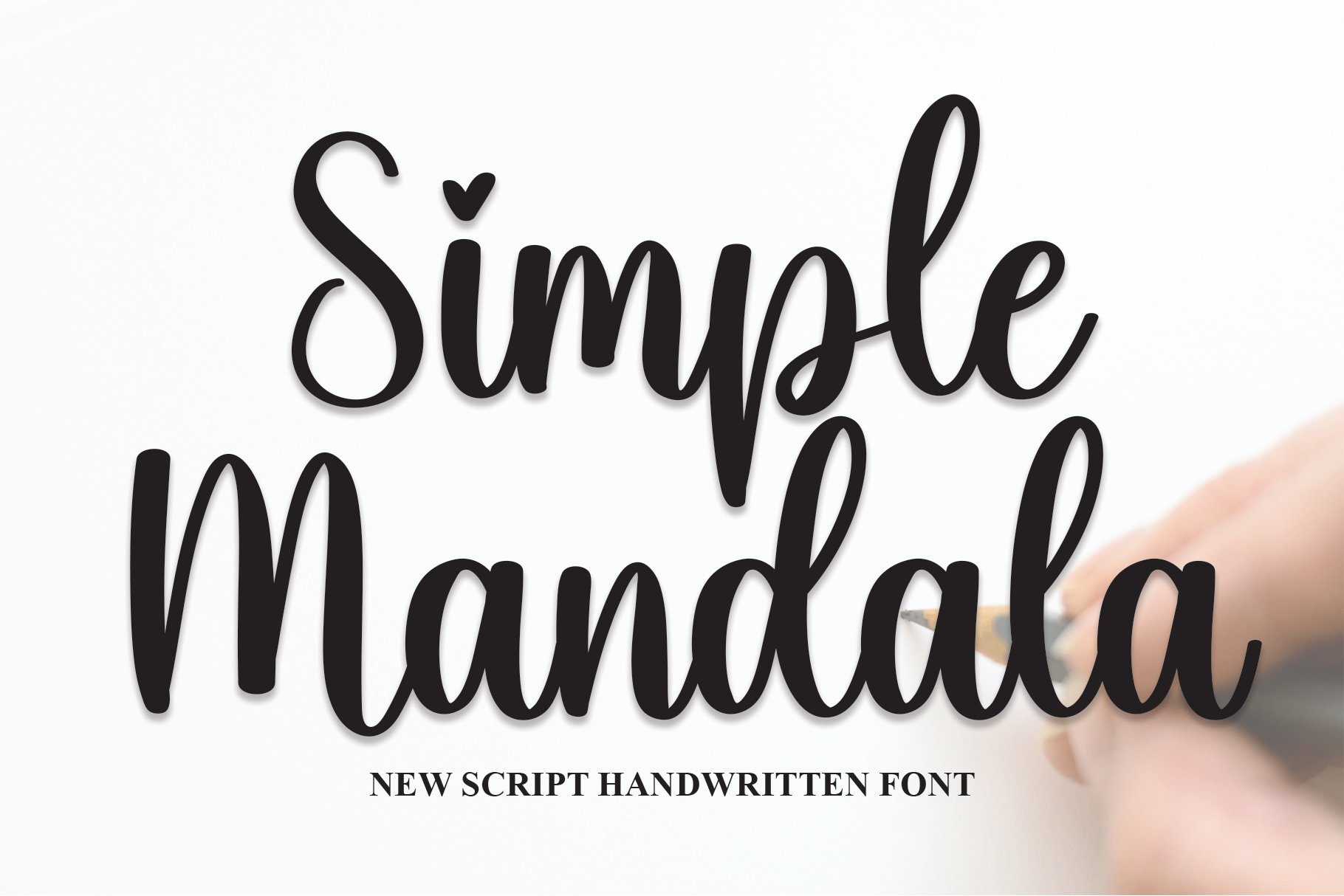 Simple Mandala | Script Font cover image.