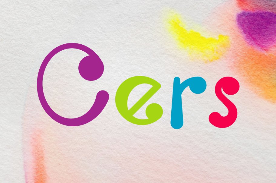 Cers- a play with font cover image.