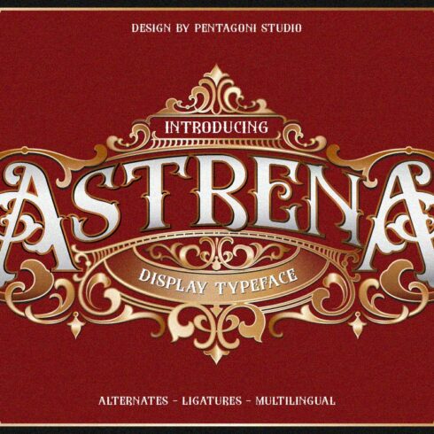 Astrena | Display Typeface cover image.