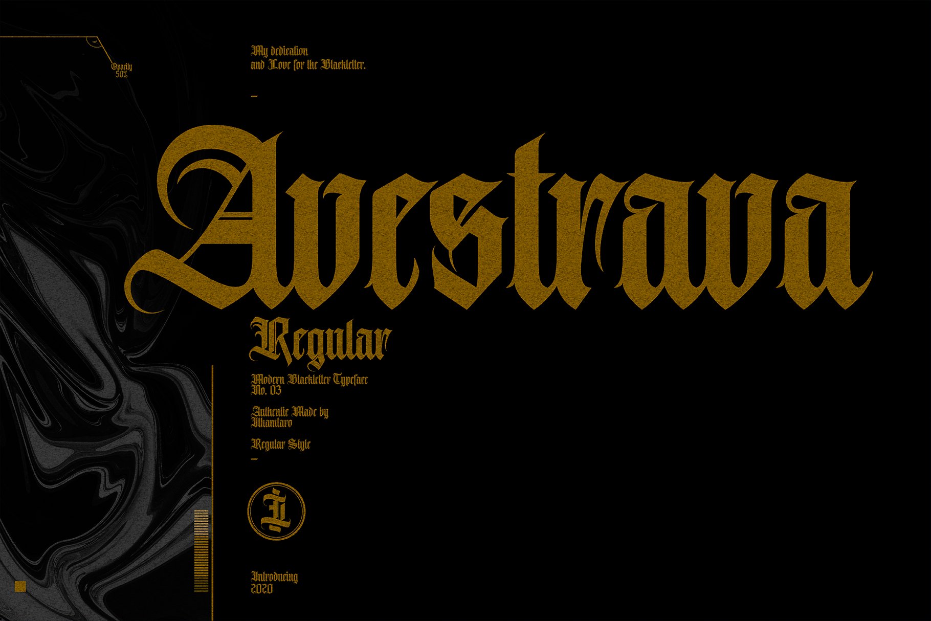 Avestrava Regular cover image.