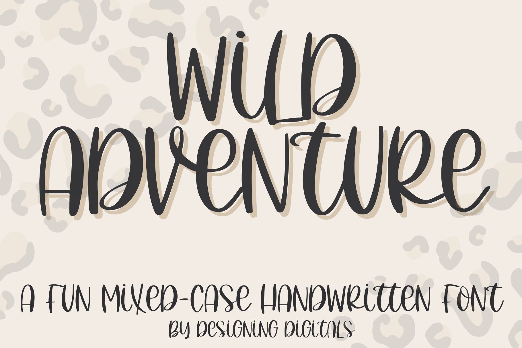 Wild Adventure Handwritten Script cover image.