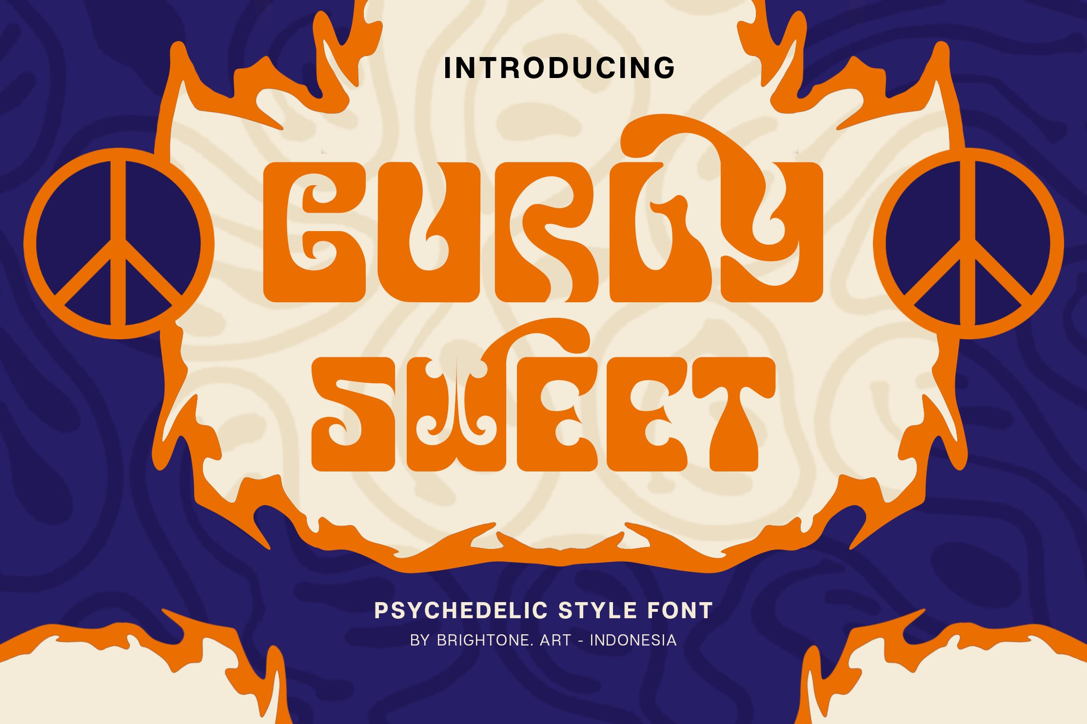 Curly Sweet - Psychedelic Style cover image.