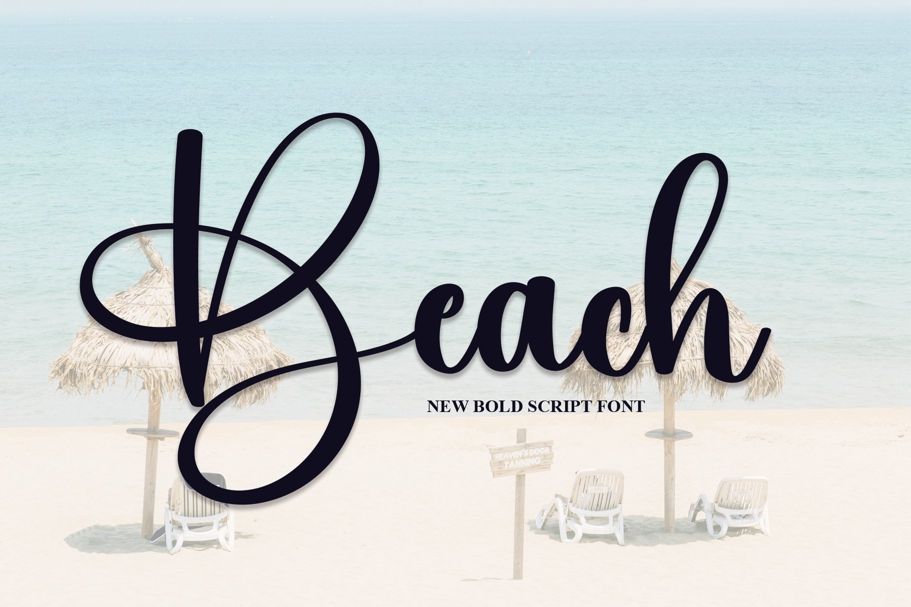 Beach | Script Font cover image.