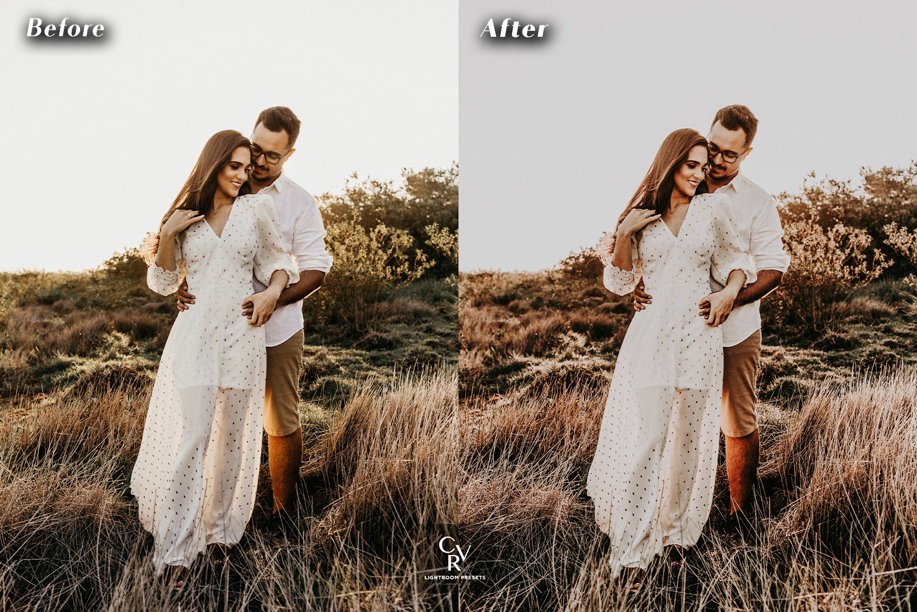 10 Boho Wedding Lightroom Presetspreview image.