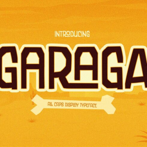 Garaga | Display Typeface cover image.