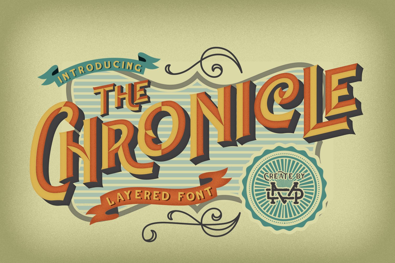 The Chronicle - Blackletter Typeface cover image.