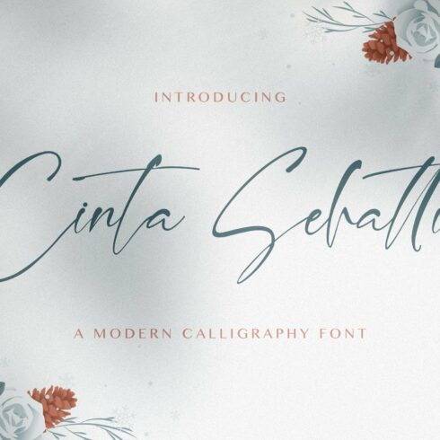 Cinta Sehatti - Calligraphy Font cover image.