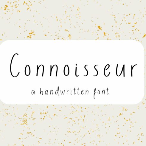 Connoisseur cover image.