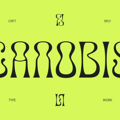 Canobis - Psychedelic Typeface cover image.