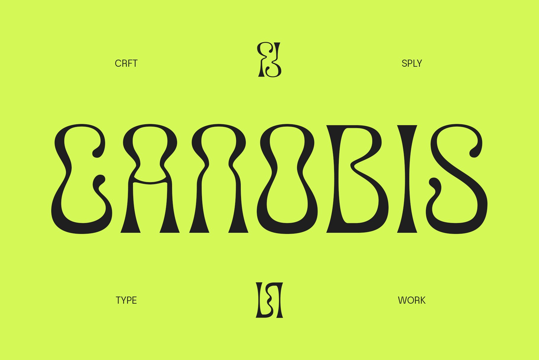 Canobis - Psychedelic Typeface cover image.