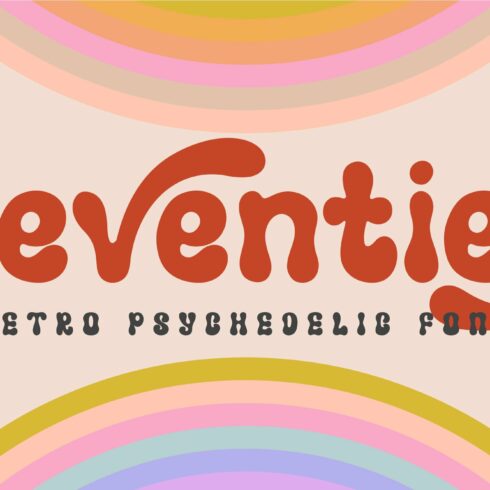 Vintage Psychedelic Font cover image.