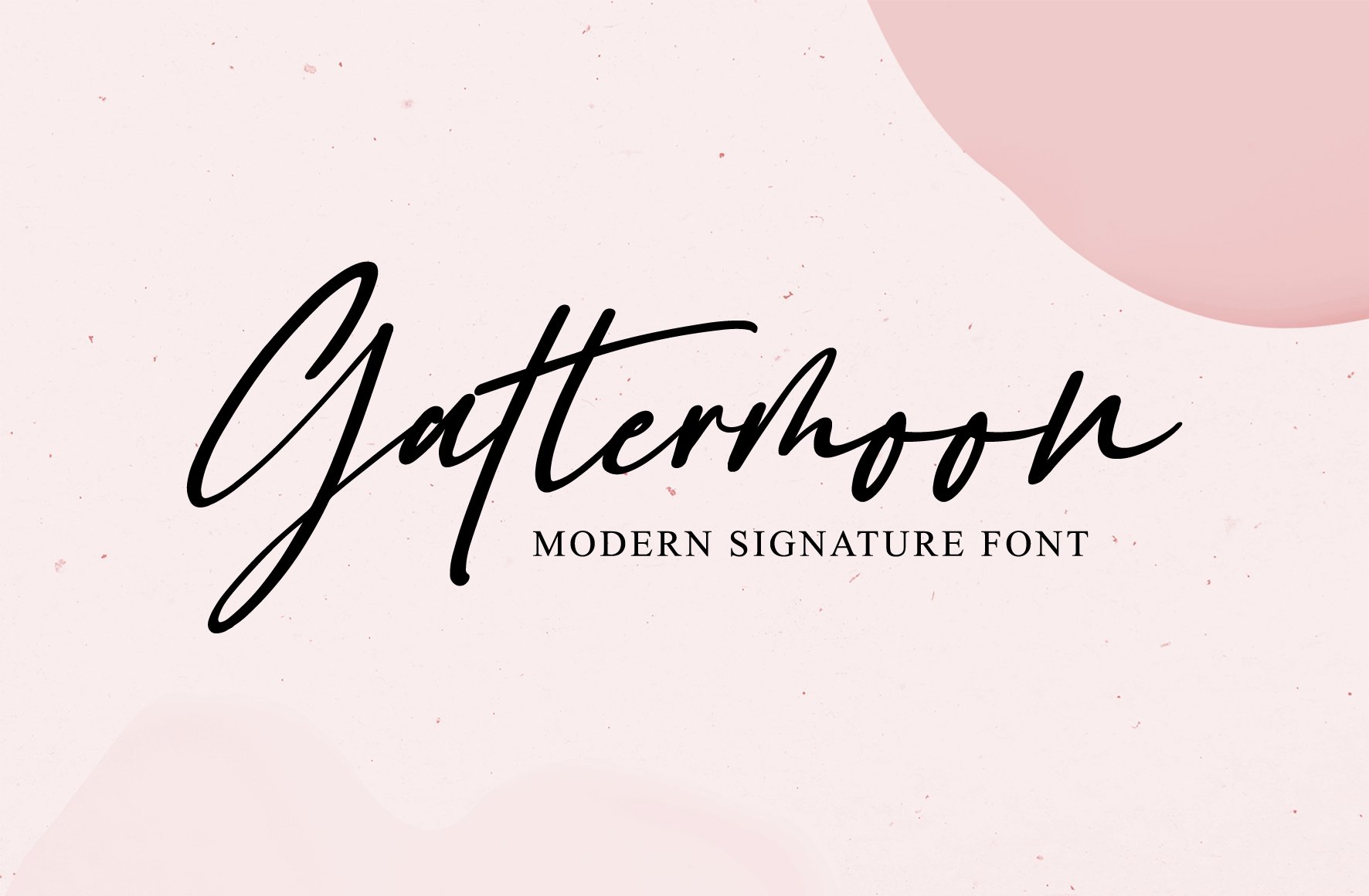 Gattermoon // Modern Script Font cover image.